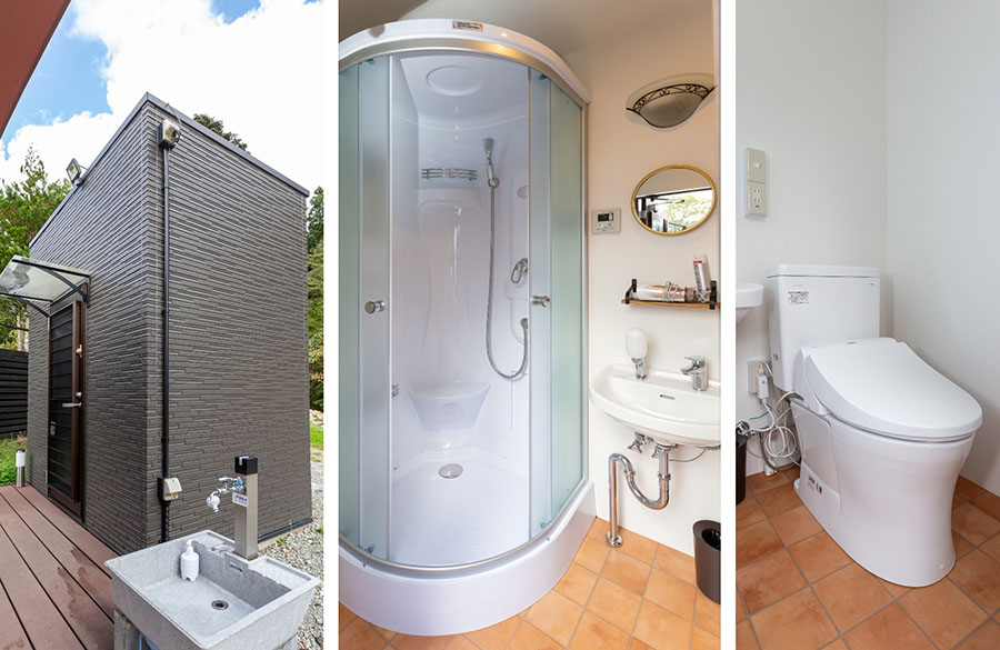 個別の洗面所・シャワー・トイレ