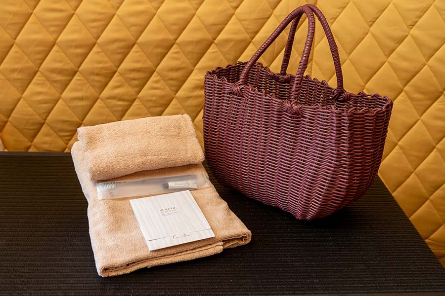 バスアメニティとかごバッグ