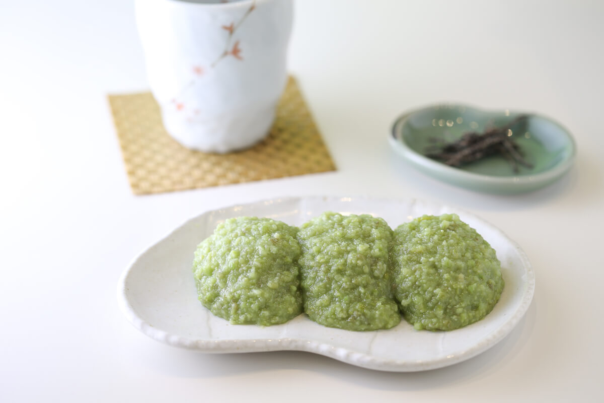 ずんだ餅（塩昆布付）764円