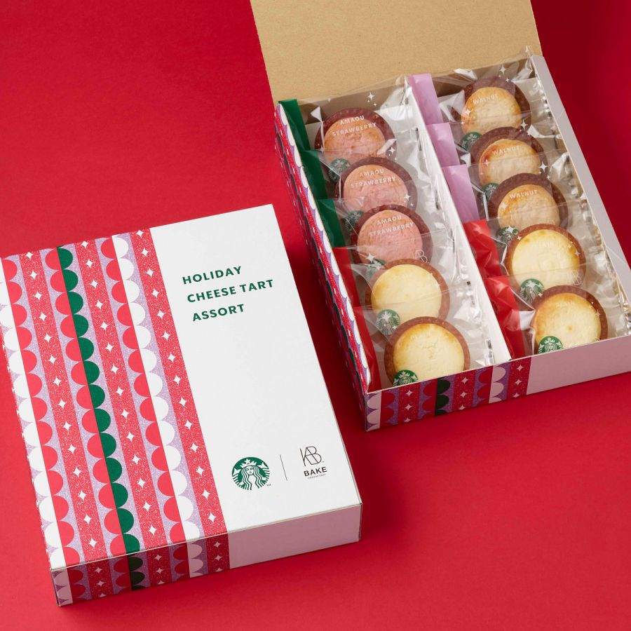 「【BAKE CHEESE TART &times; スターバックス &reg; 】ホリデーチーズタルトアソート」3240円