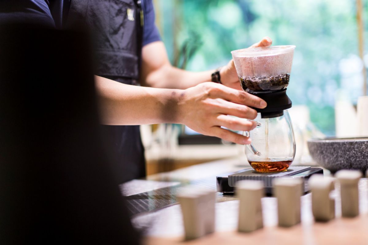 コーヒーのようにじっくりドリップ