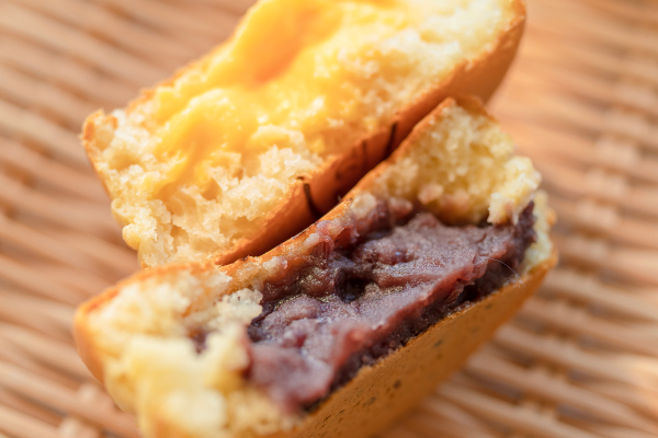 大判焼き つぶあん120円、カスタード130円