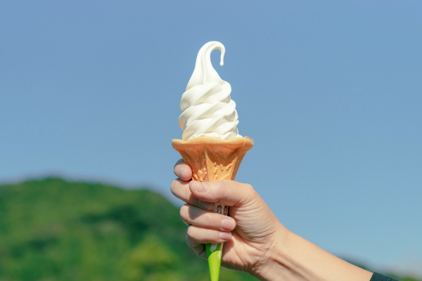 ソフトクリーム(ジャージー)350円