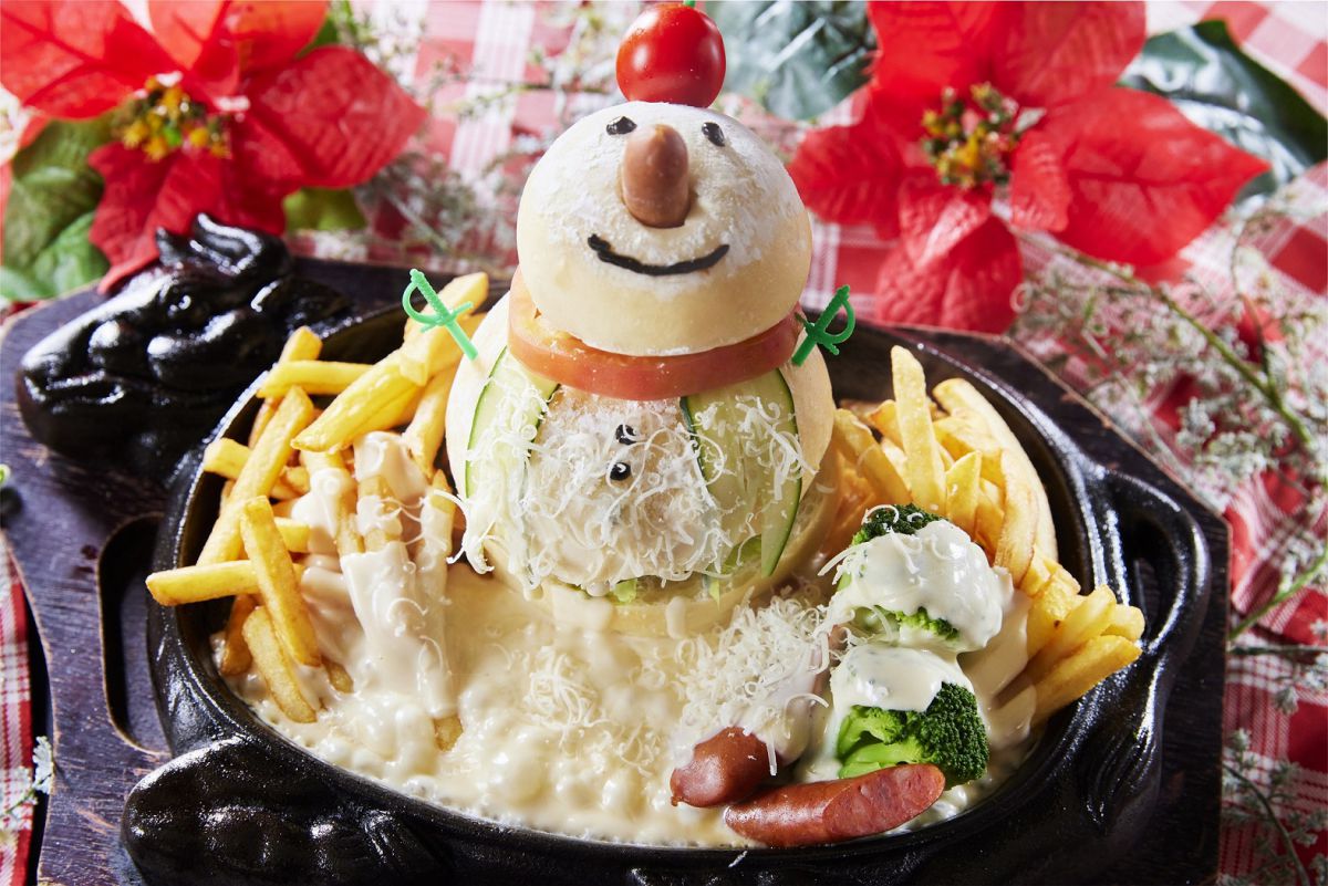 灼熱バーガー雪だるまバージョン（ソーセージワーフ）