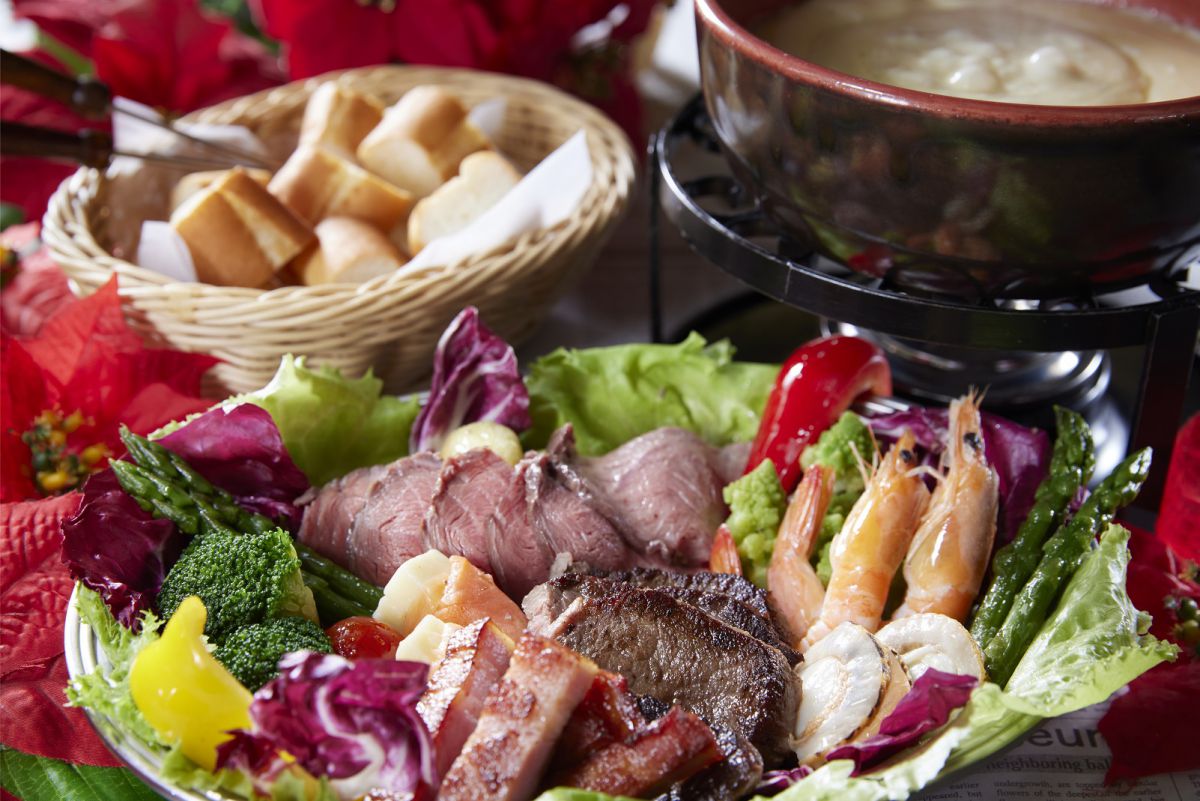 クリスマスフォンデュ（チーズワーフ）