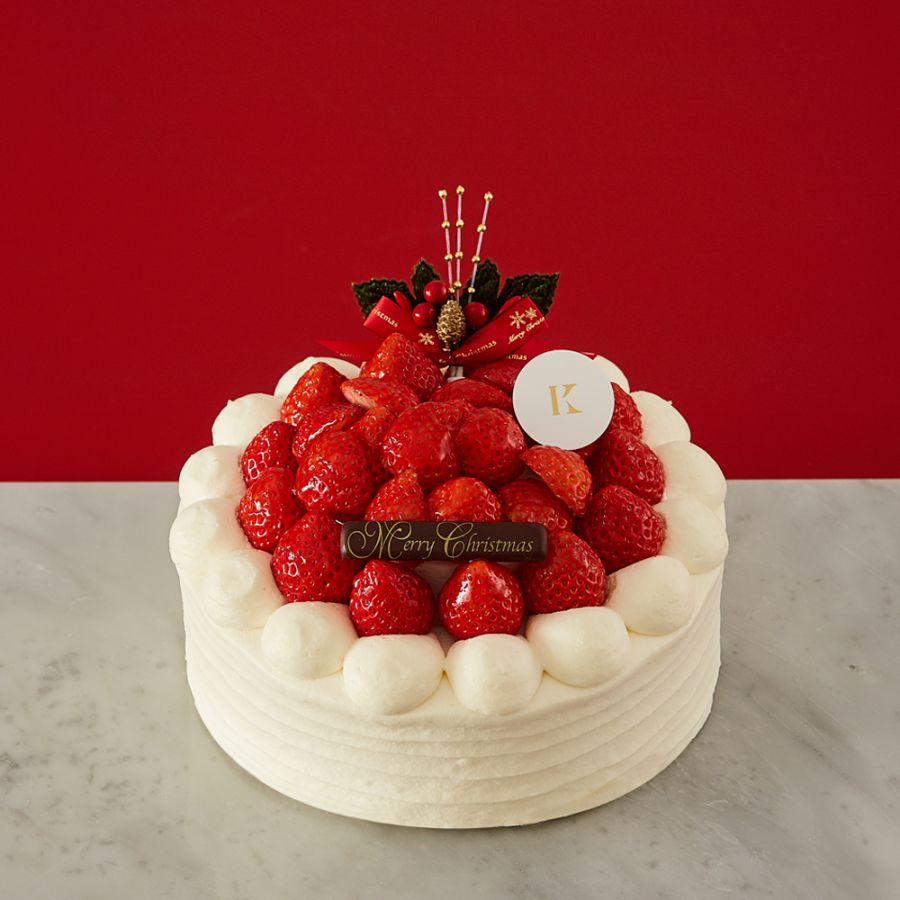 「クリスマスホワイトストロベリー」・4号3700円、5号4700円、6号6700円、7号8700円