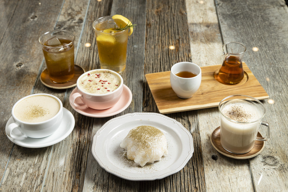 フェアで提供されるほうじ茶スイーツ＆ドリンク 