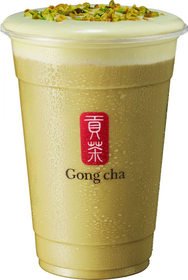 「Wピスタチオウーロンミルクティー」ICED Mサイズ600 円 ／HOT Sサイズ550円