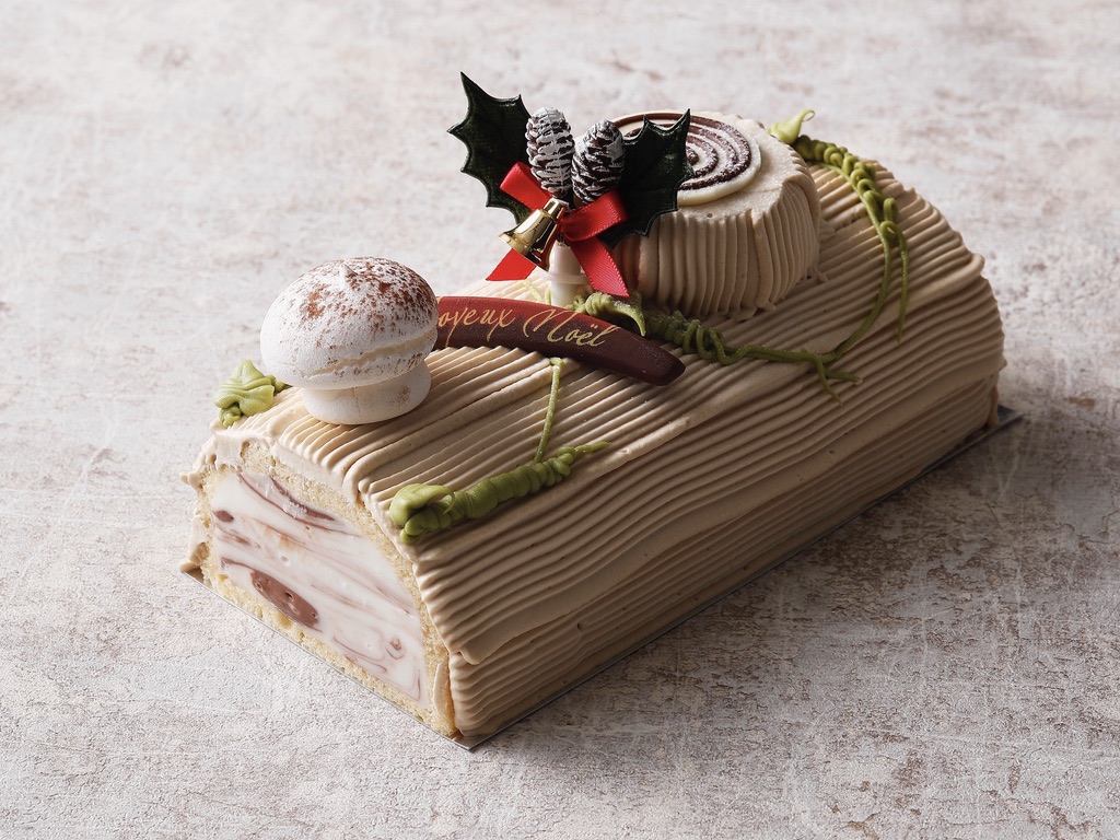 「ブッシュ・ド・ノエル」3024円／16cm、5184円／28cm 販売期間：12月22日（水）～25日（土）