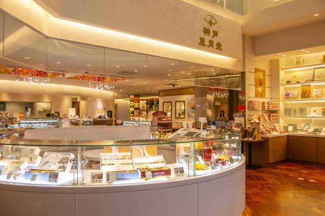 神戸風月堂元町本店店内