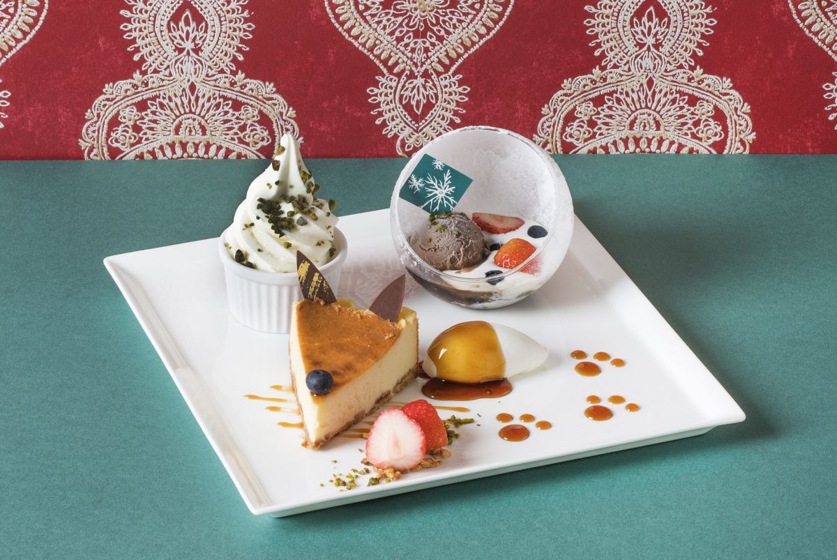 「きたきつねのアシェット・デセール」1300円