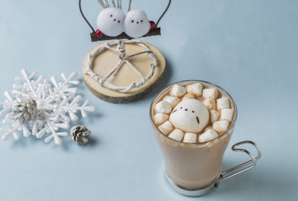 「シマエナガホットチョコレートドリンク」550円