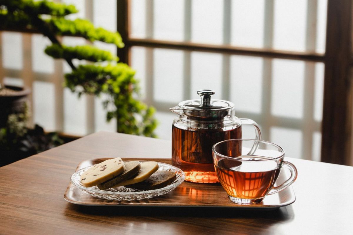 澍湖風茹茶（壺裝熱茶）NT$180※ドリンクのみ（画像提供：靜心苑）