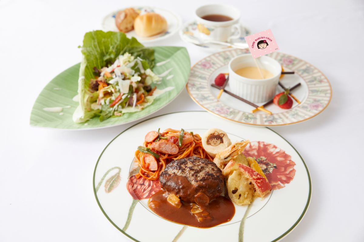 「ちびまる子ちゃん × 横浜ロイヤルパークホテル スペシャルコース」3500円