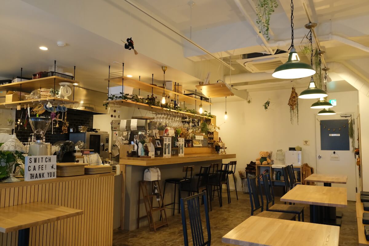 カフェの内観