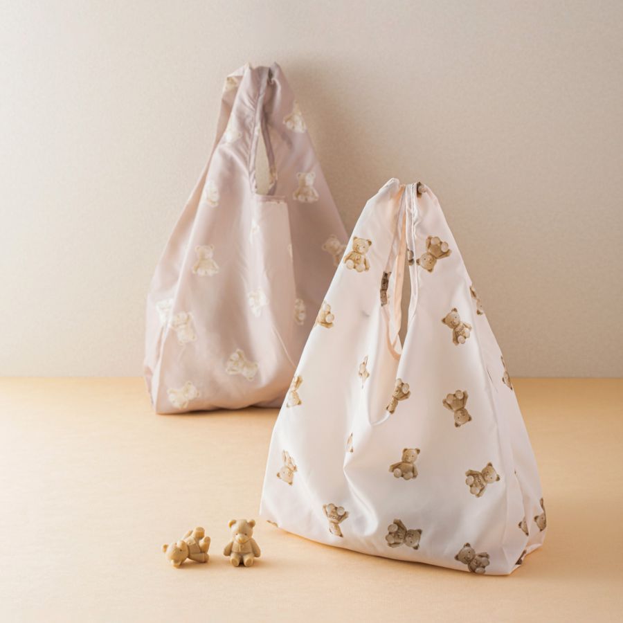 「チョコレートベア柄スモールサイズエコバッグ」1320円