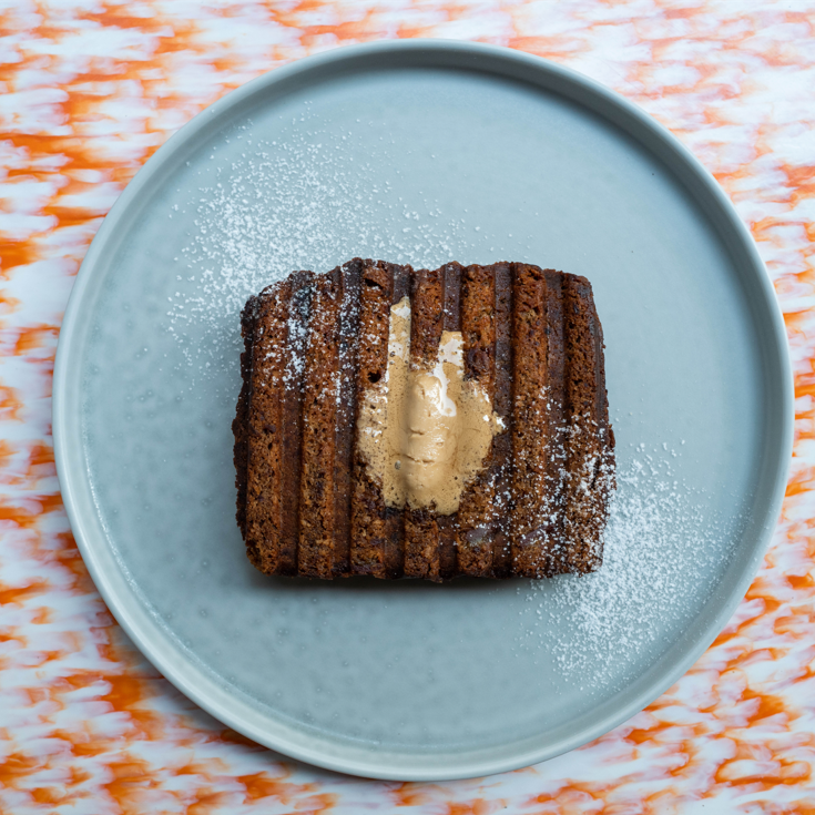 「バナナブレッド with エスプレッソバター」500円