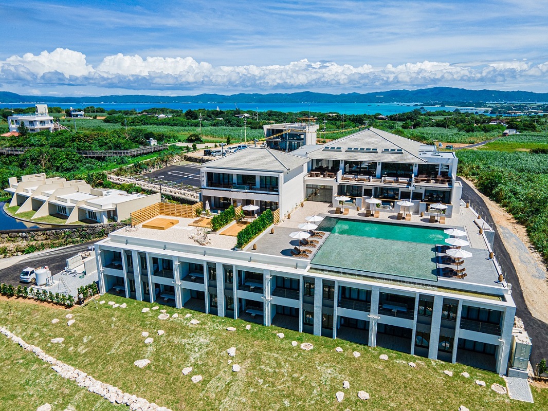 古宇利島の最高所に位置