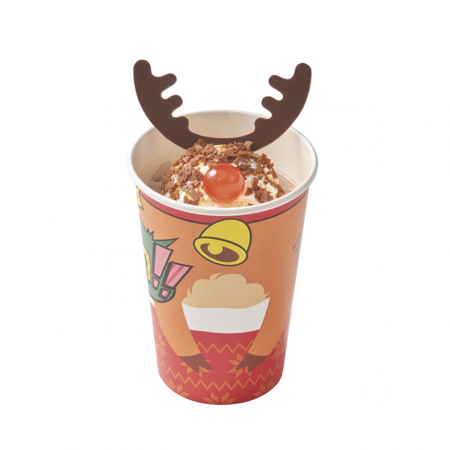 ぐうたらトナカイのキャラメル・ミルクティー 550円