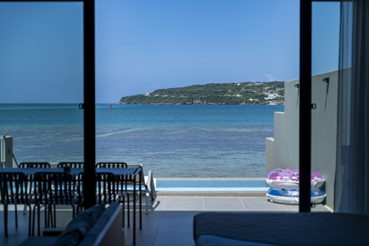 ダイナミックな眺めがこのホテルの特徴