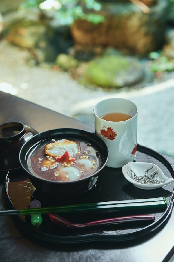 お豆腐白玉の京風ぜんざい 1000円