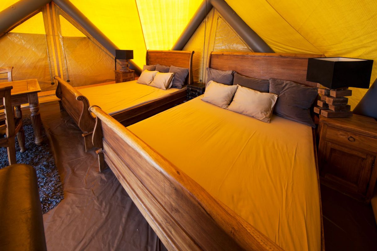 グランピングキャビン・エクストラ・ブラック内観