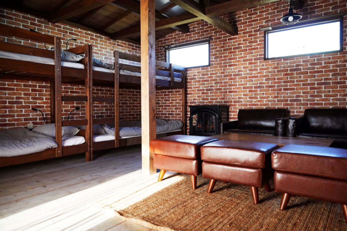 グランピングキャビン・ログテント内観