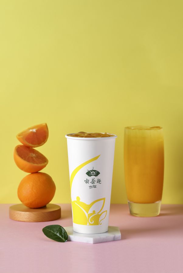 香橙緑茶M　NT$70