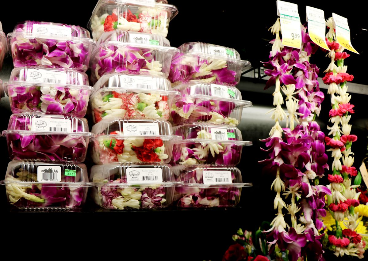 ベーシックなパープルオーキッドは$9.99から（供給状況やシーズンによって値段変動あり）