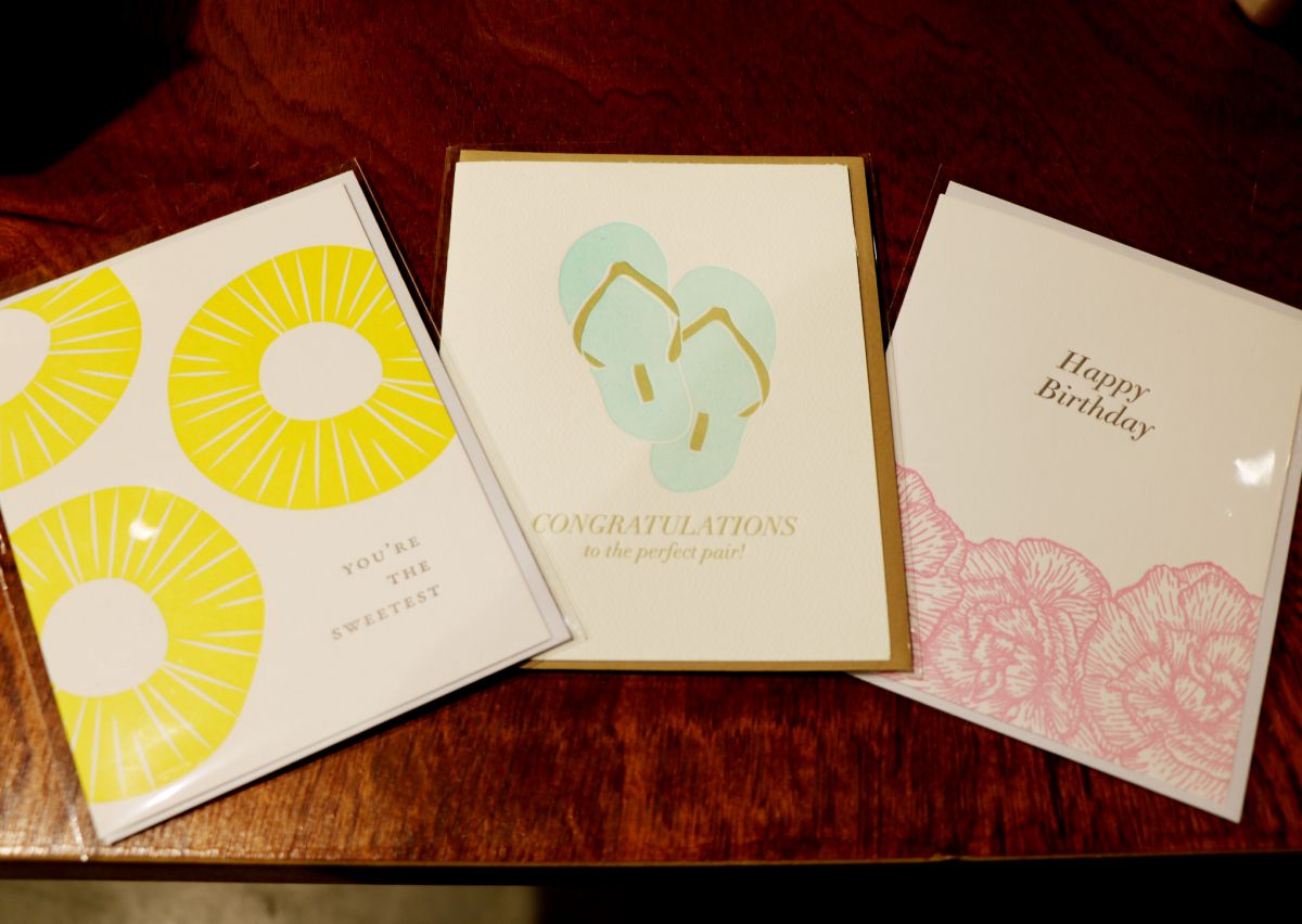 「ブラッドリー＆リリー」カード各種$4