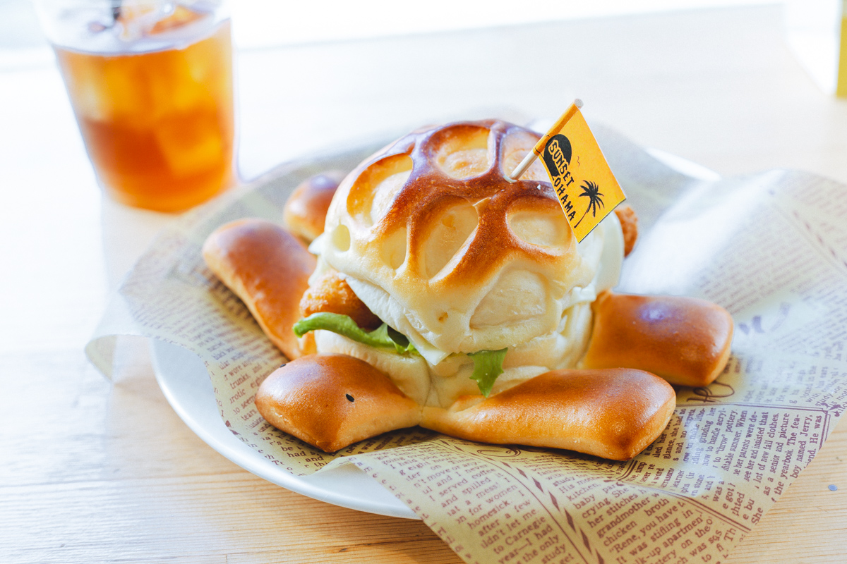 うみがめバーガー580円