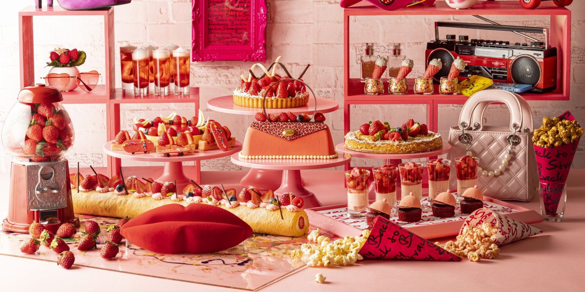 ヒルトン名古屋ストロベリーデザートビュッフェ開催！90年代アメリカンポップカルチャーの世界へ！