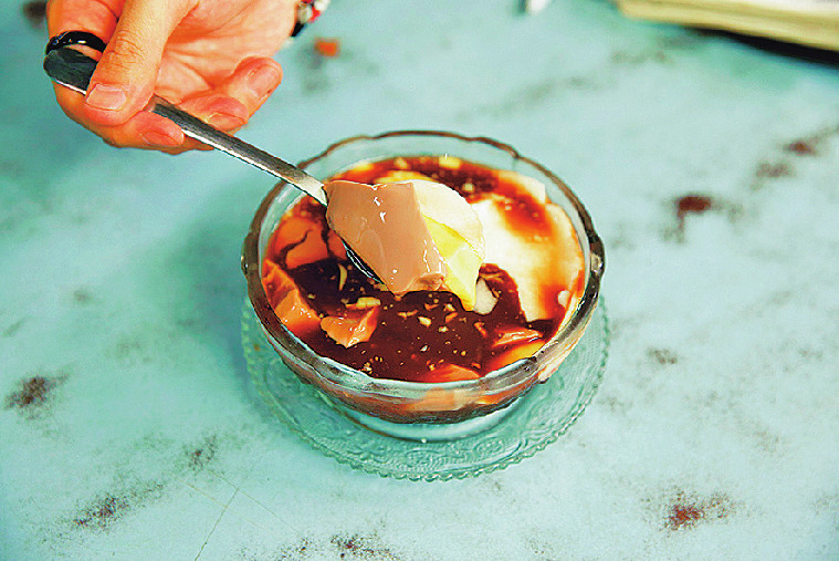 招牌三色豆花NT$40