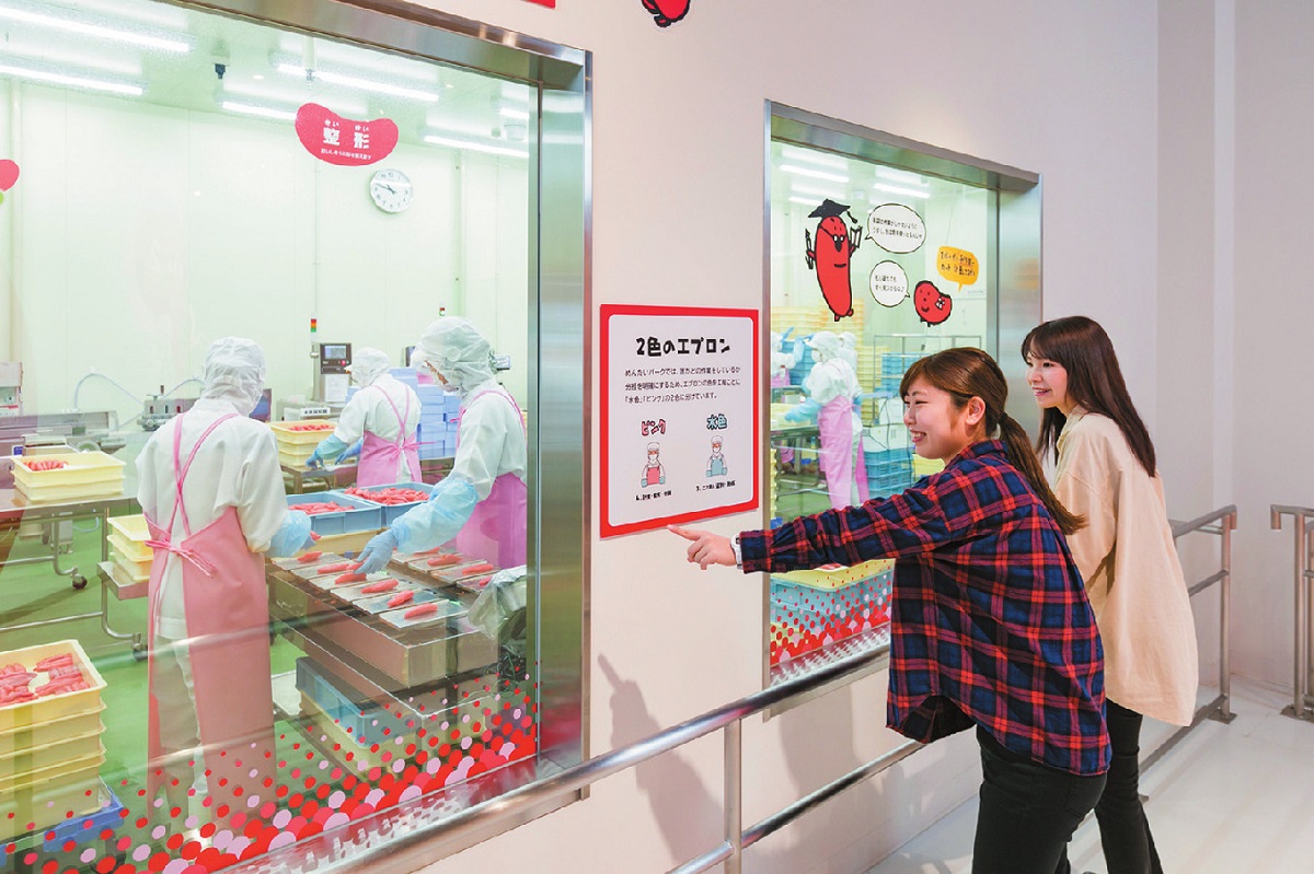 予約不要で、手軽に工場見学できます