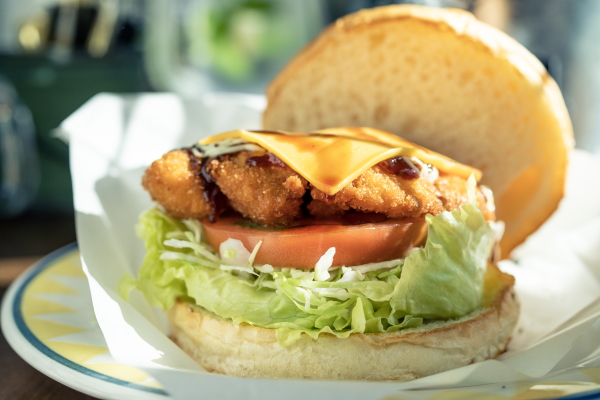 チキンクランチバーガー1100円