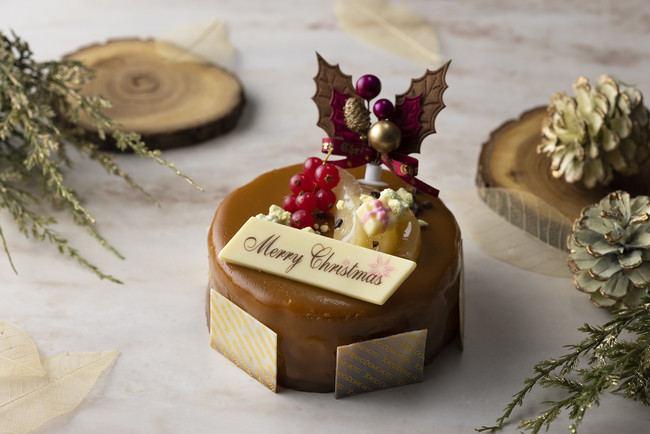 【東京ドームホテル】「キャラメルポワール」直径10cm×高さ4.5cm 2800円