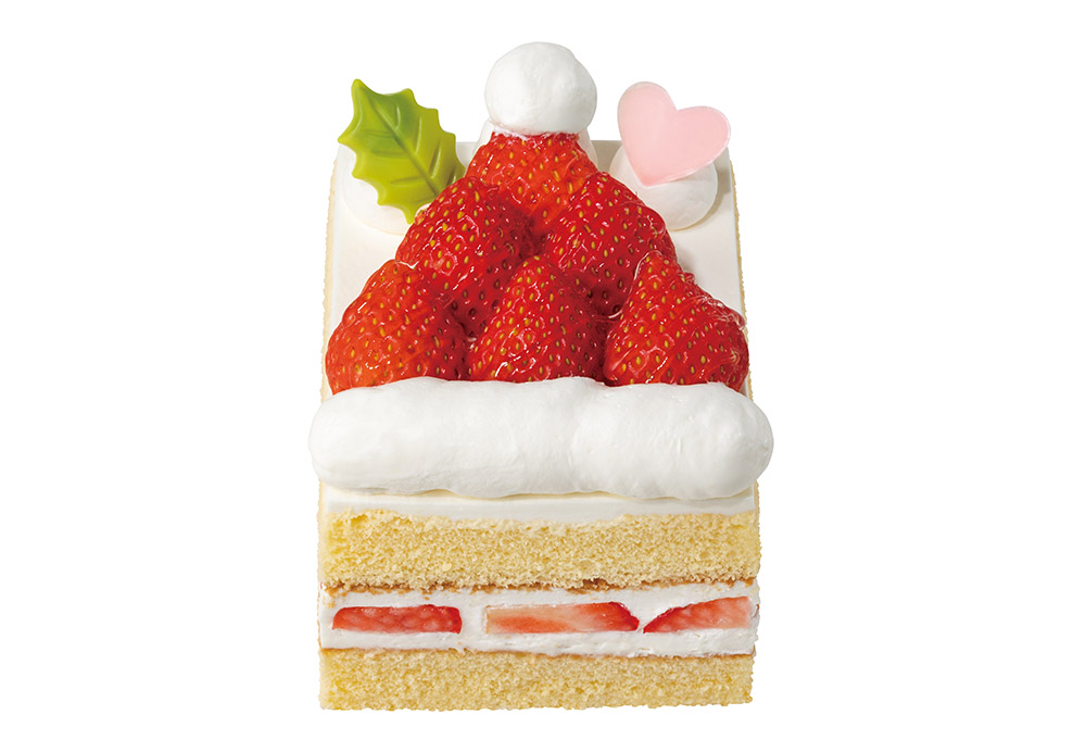 【BUTTER STATE's】「苺サンタのショートケーキ」幅8.5cm×長さ9.5cm 1944円