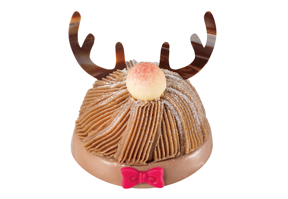 【BUTTER STATE's】「赤鼻のトナカイモンブラン」直径8.5cm 1620円