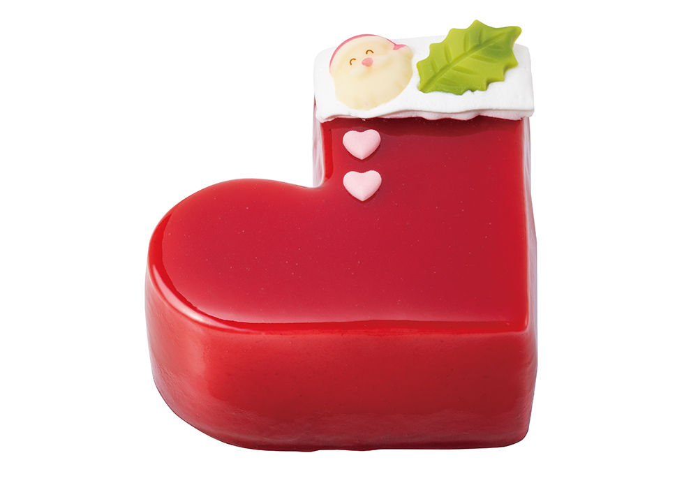 【BUTTER STATE's】「木苺のクリスマスブーツ」幅10cm×長さ10cm 1620円