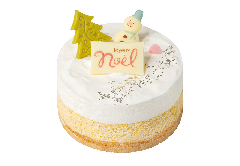 【BUTTER STATE's】「ホワイトスノー・チーズケーキ」直径10cm 1620円