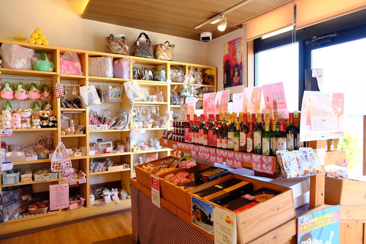 併設の直売所