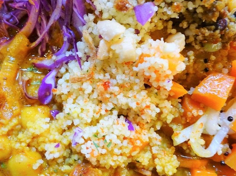 トッピングのクスクス