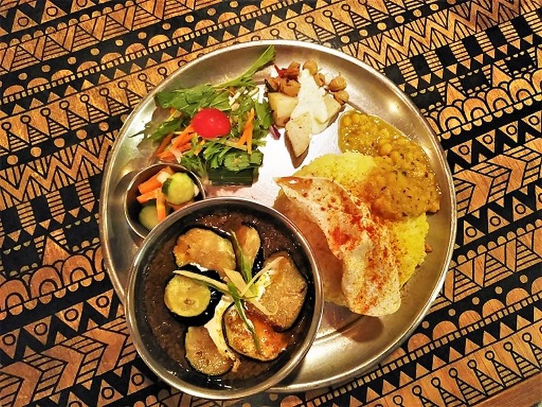 ナス入りキーマカレー　930円