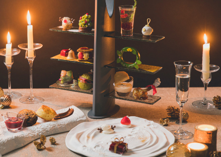 京都「THE THOUSAND KYOTO(ザ サウザンド キョウト)」の「TEA&BAR」でクリスマスビュッフェ開催。激カワなひと口スイーツを食べに来て!