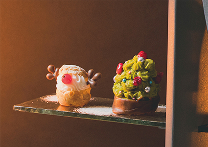 京都「THE THOUSAND KYOTO（ザ サウザンド キョウト）」の「TEA＆BAR」でクリスマスビュッフェ開催。激カワなひと口スイーツを食べに来て！