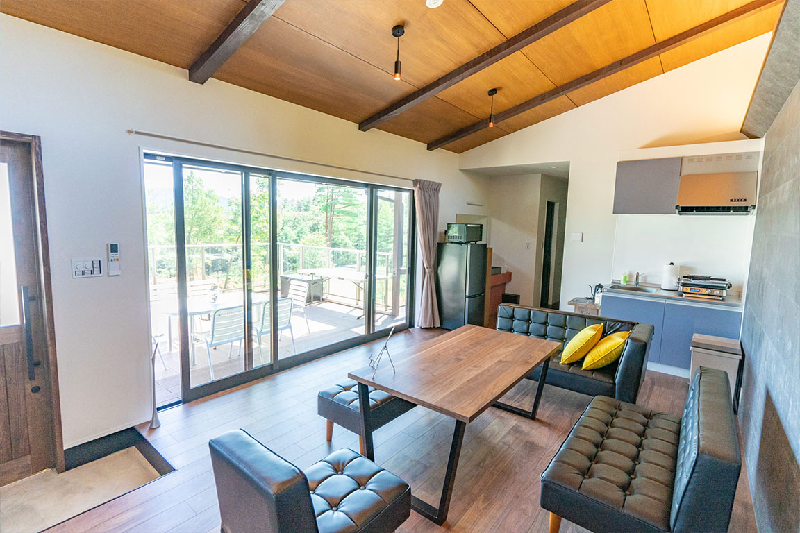 室内面積：62.9㎡ 定員：6名