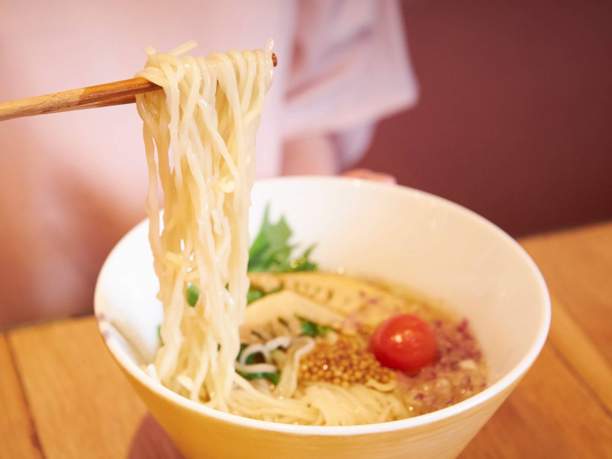 卵など動物性の素材は一切使っていない麺