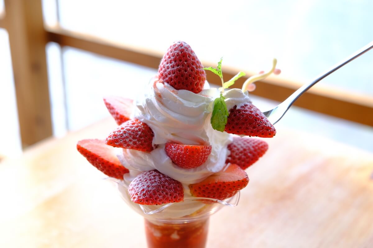 山元ツリーいちごパフェ 990円