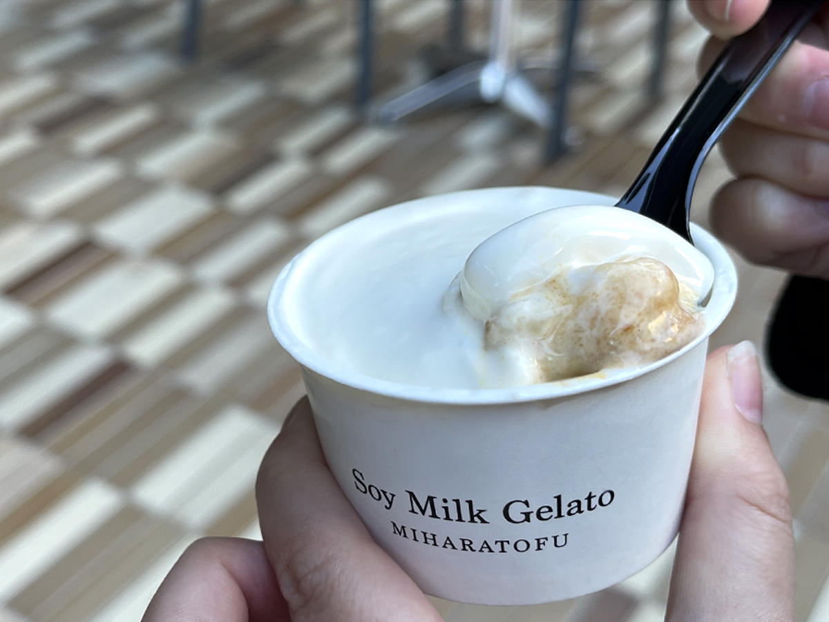 「豆乳ジェラート」400円