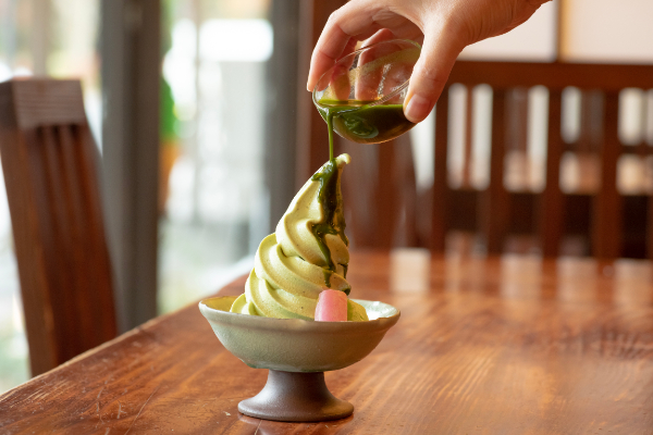 玉露のアフォガード600円